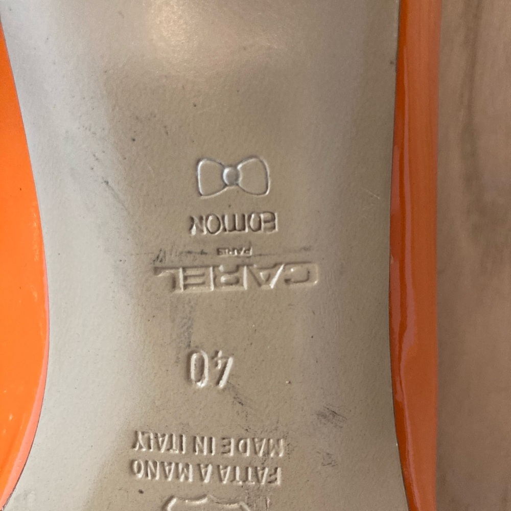 Carel Kina Orange and White sz40 - Picture 5 of 7